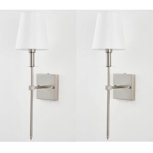 Wall Sconces Set of 2, Dimmable Wall Lighting Fixtures